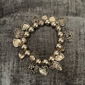 Faux Brighton Heart Bracelet